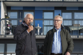 Lars Tobé och Kenneth Levin. Foto Per-Erik Jäderberg