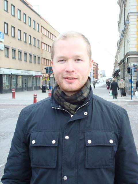 Henrik på Drottninggatan i Gävle