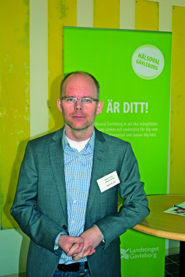 Magnus Thuresson från Landstinget Gävleborg var en av samarbetsspartnerna. Foto: Lisette Forsmark