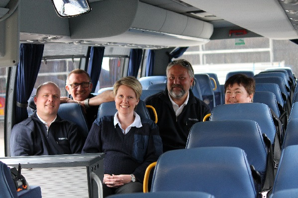 Från vänster: Mats Henriksson, Greger Norling, Maria Wallner, Thor-Harald Haug och Ing-Marie Wallberg.