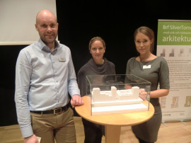 Jonas Östblom, Marina Fovér (Sweco) och Karolina Nilsson